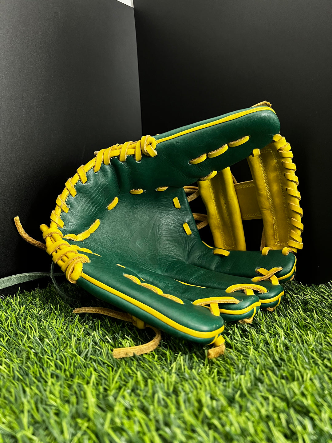 *CLOSEOUT* Mexican Kip - Yellow/Green- I-Web - Elite Infield Baseball Glove 11.75 - RH Throw