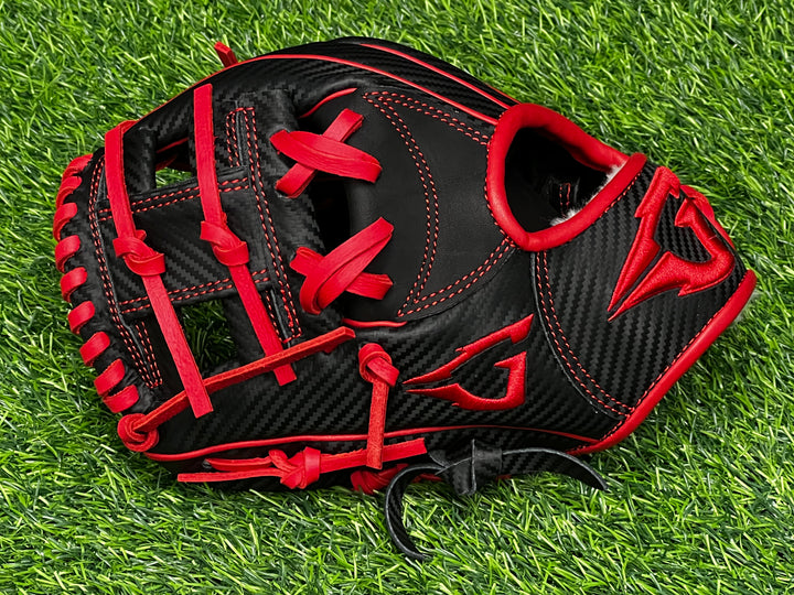 American Kip - Black Carbon Fiber/Red- Infield Trainer - 9.5