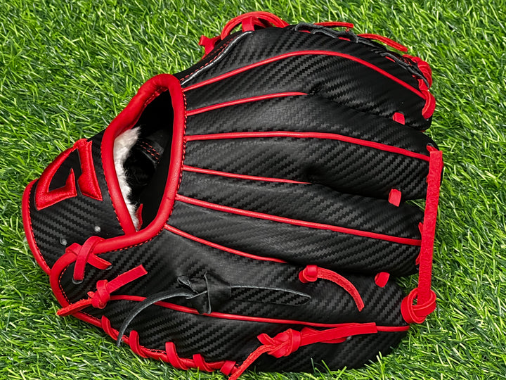 American Kip - Black Carbon Fiber/Red- Infield Trainer - 9.5