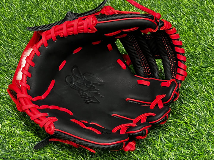 American Kip - Black Carbon Fiber/Red- Infield Trainer - 9.5